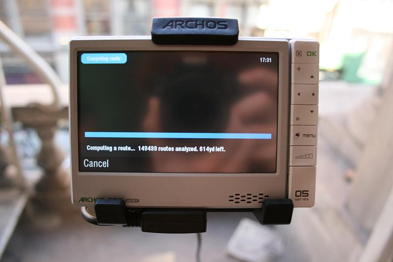 Illustration for article titled Hands On Archos 605 GPS
